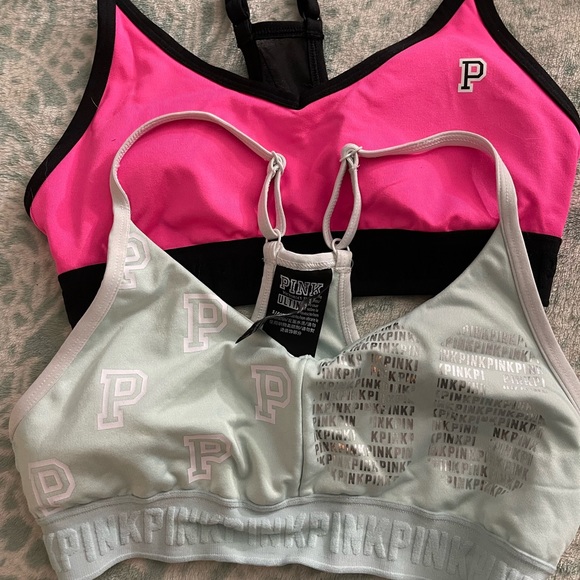 XS Pink Sports Bras - Picture 1 of 5